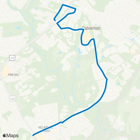 Ride On Tech Rd-Hillandale map