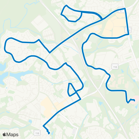 Ride On Germantowntransit Ctr-Holy Cross map