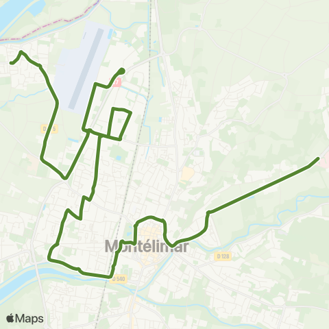 Montélibus Ancone - Hôpital map