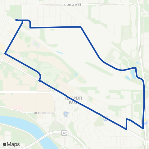 Metro Transit Westgate Sta-Elm St-Kasota Av-SE Mpls Indust map