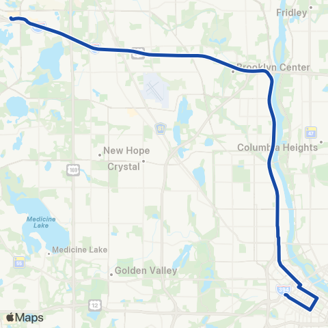 Maple Grove Dtw East map