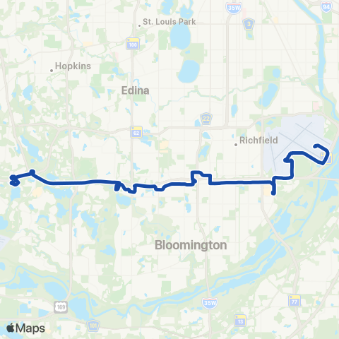 SouthWest Transit Airport map