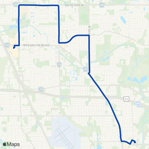 Metro Transit Starlite-N Henn Comm Coll-Brooklyn Ctr map