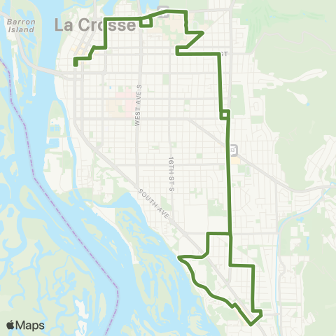 MTU Losey Boulevard map