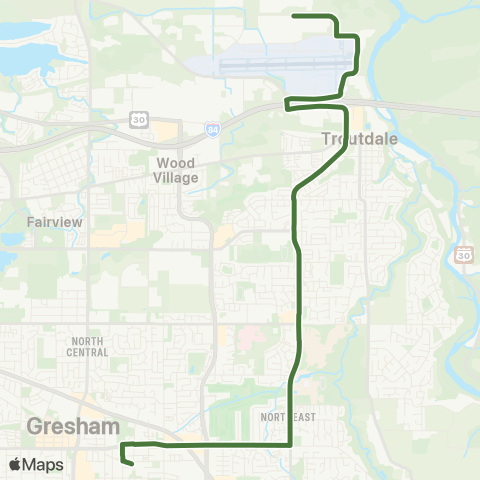 Multnomah County Transportation Division Troutdale Reynolds Industrial Park map