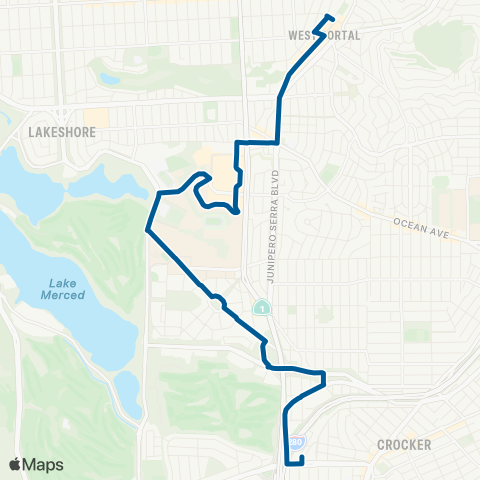 Muni Parkmerced map