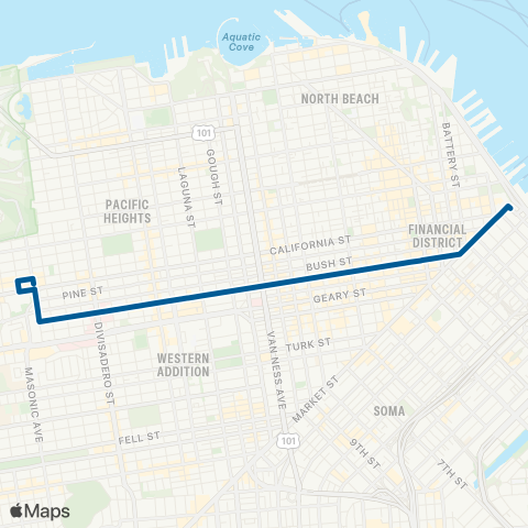 Muni Sutter map