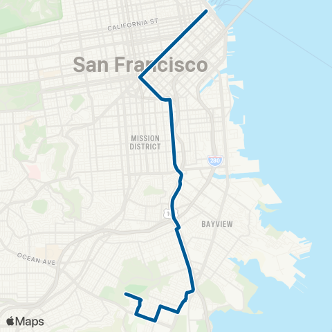 Muni San Bruno map