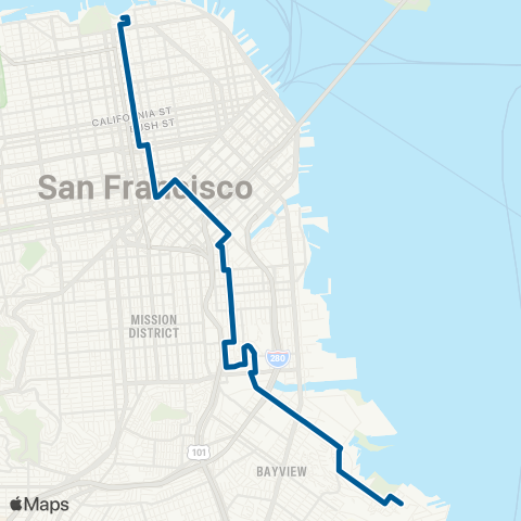 Muni Polk map