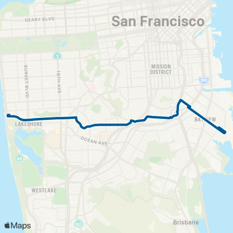 Muni Monterey map