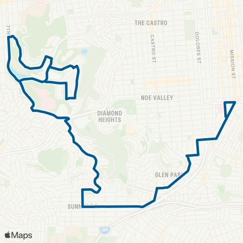 Muni Teresita map