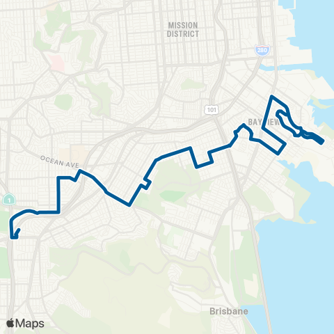 Muni Felton map