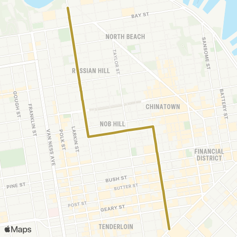 Muni Powell-Hyde map