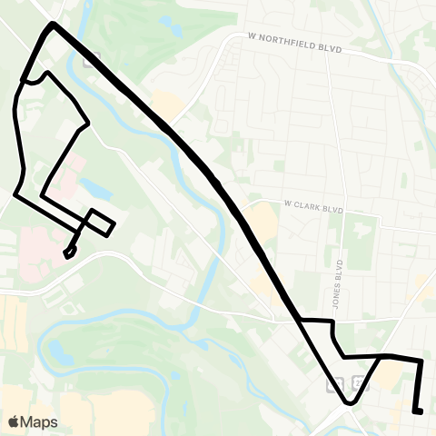 Murfreesboro Transit Gateway map