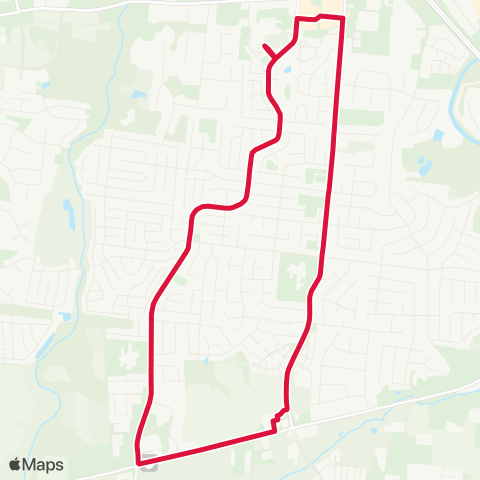 Murfreesboro Transit St. Andrews map