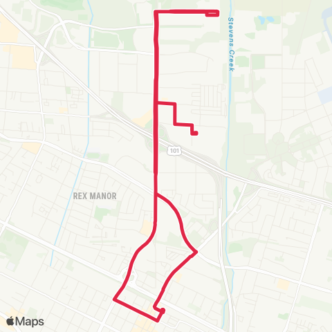 MVGO Shoreline - La Avenida - Crittenden map