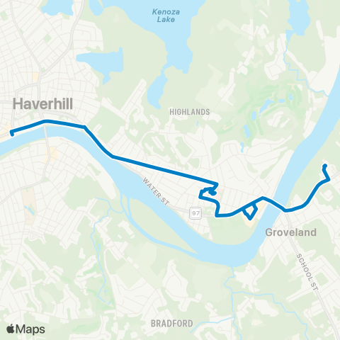 Meva Transit Riverside / Groveland map