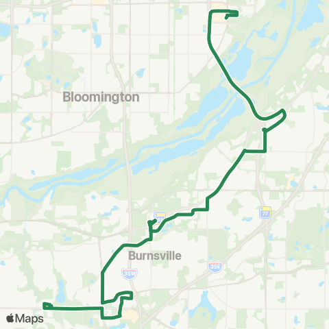 MVTA Savage-Burnsville-Eagan-MOA map