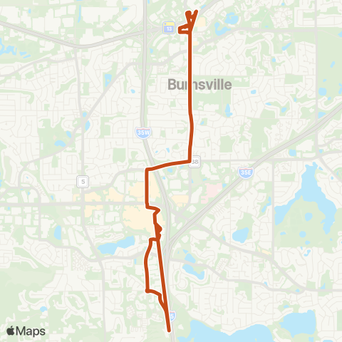 MVTA Buck Hill: Burnsville - Buck Hill map