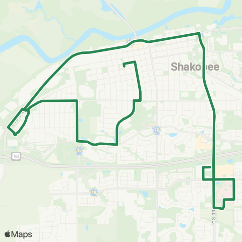 MVTA Downtown Shakopee map