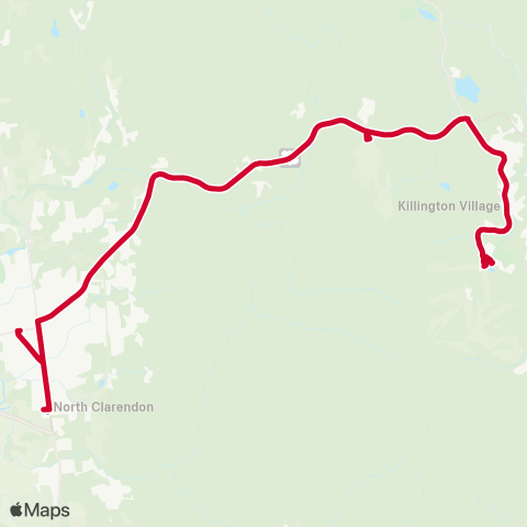 MVRTD Rutland-Killington Commuter map