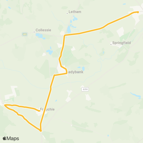 Moffat & Williamson Bell Baxter HS (Stance 3) - Muir Rd map