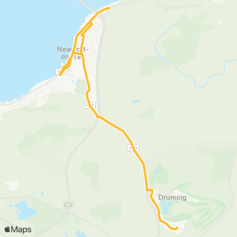 Moffat & Williamson PS - Kinbrae Pk Turning Circle map