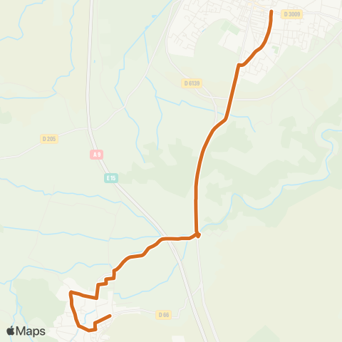 Citibus Roquefort-des-Corbières > Sigean > Narbonne map