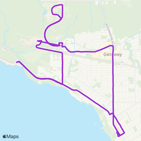 North Bay Transit Campus Special map