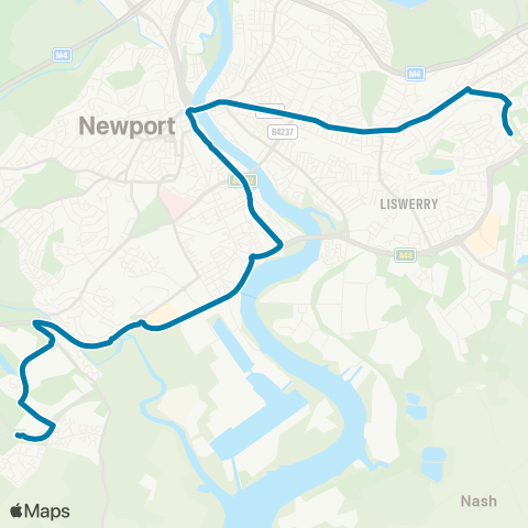 Newport Bus  map