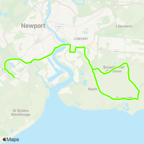 Newport Bus  map