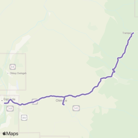 NCRTD Chimayo map