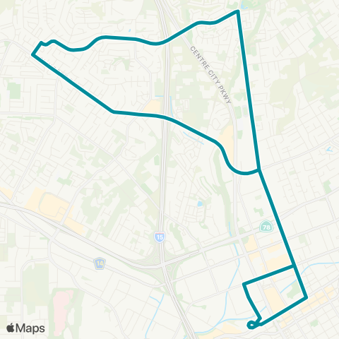 NCTD Escondido Country Club (Clock) map