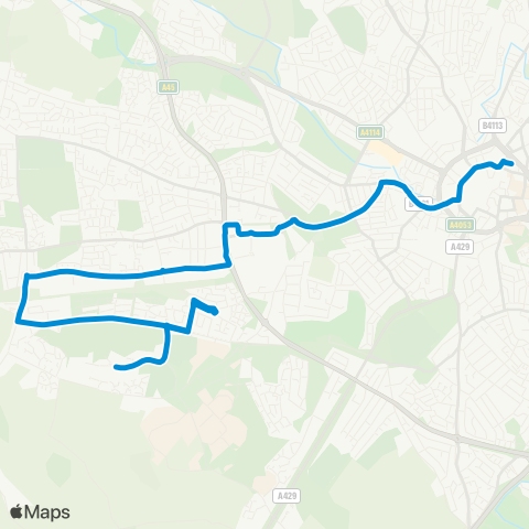 National Express Coventry  map