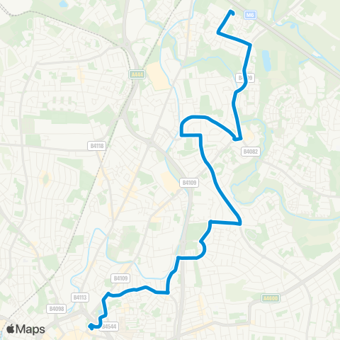 National Express Coventry  map