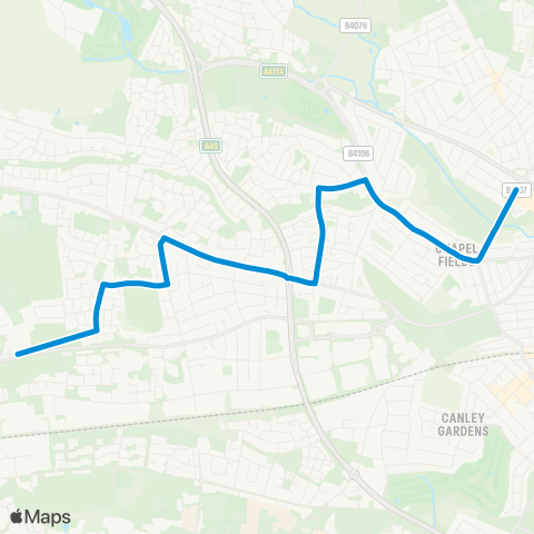 National Express Coventry  map