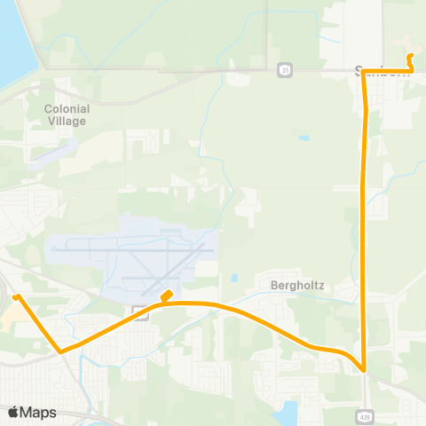 NFTA 59 - Niagara Falls Airport - NCCC map