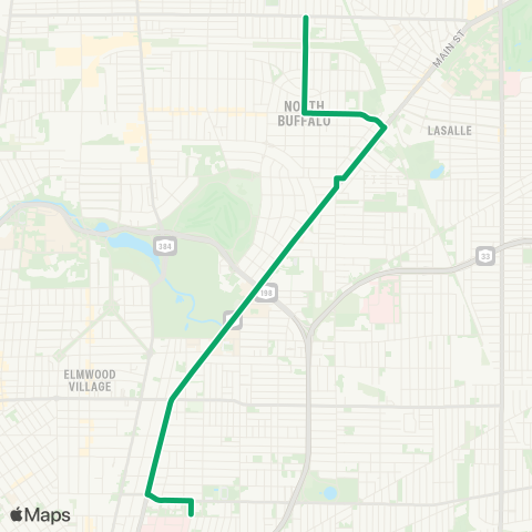 NFTA 104 - South-Central map