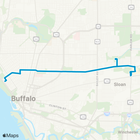 NFTA 22 - Porter-Best map