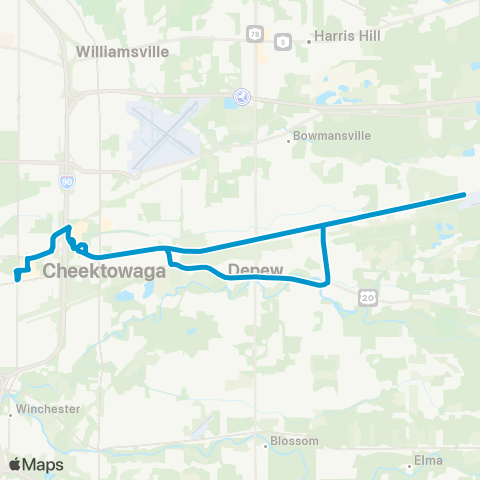 NFTA 46 - Lancaster map