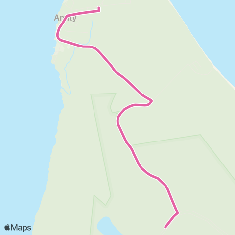 Translink North Stradbroke Island North Stradbroke Island (Amity Point) map