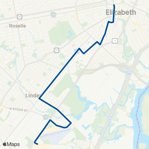 NJ Transit Tremley map