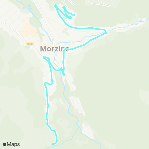 Navettes Morzine-Avoriaz Croix du haut - Le Rocher map