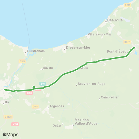 Nomad Car Région Pont-l'Eveque / Caen map