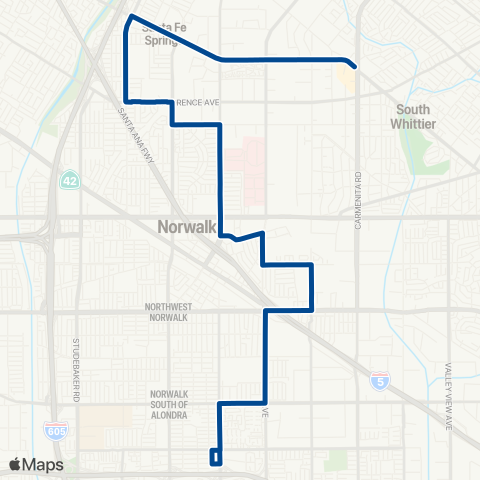 Norwalk Transit Gateway Plaza / Norwalk / 166th Street map