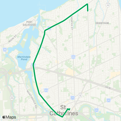 Niagara Region Ontario St. map