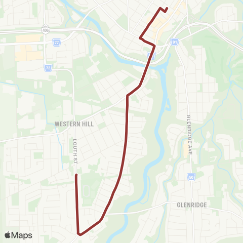 Niagara Region Pelham Rd. map