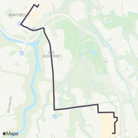 Niagara Region Glenridge Av. - Pen Centre map