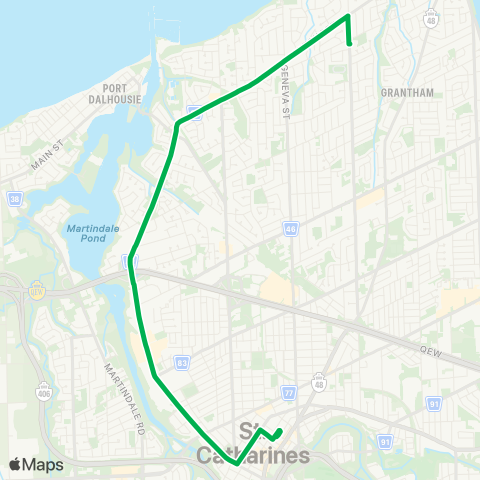 Niagara Region Ontario St. map