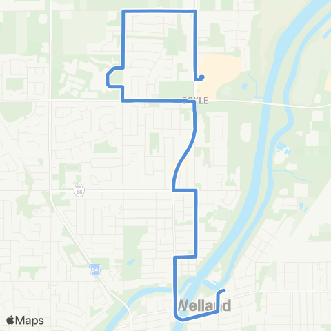 Niagara Region Niagara St map